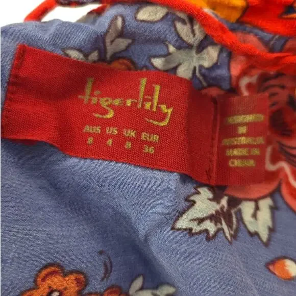 Tigerlily | Cropped, Handkerchief Tank | Size 4 - Picture 3 of 5